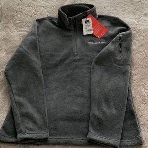 Fleece Quarter-Zip JPMorgan NWT Gray Fleece Pullover